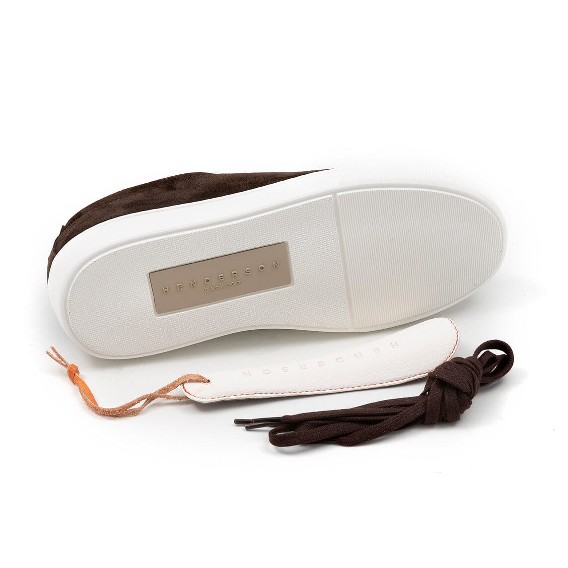 HENDERSON - Sneakers - LAURA - Suede testa di moro suola bianca Scarpe Donna HENDERSON - Collezione Donna 
