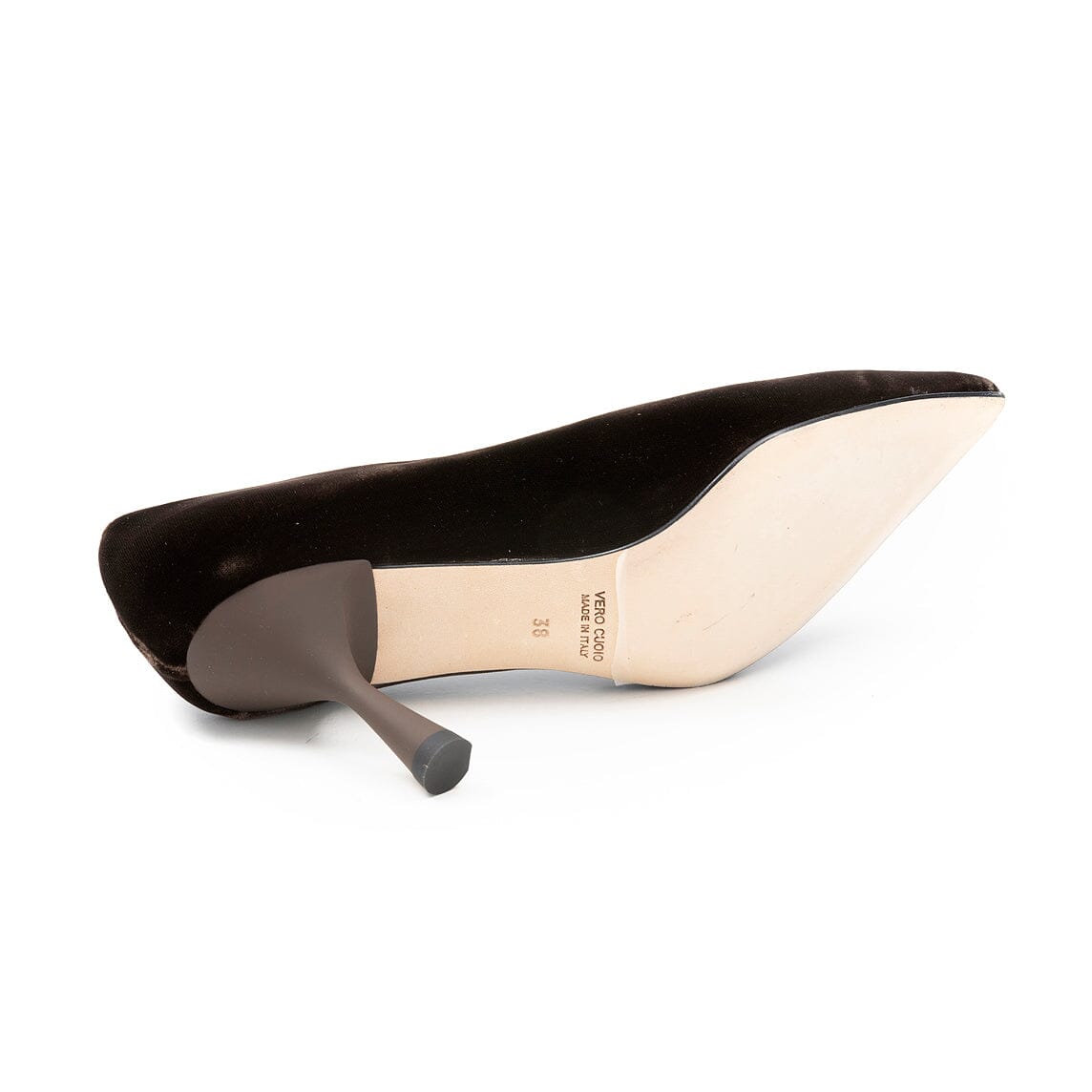 CHEVILLE - Decolletè - Giuditta - Velluto castagna Scarpe Donna CHEVILLE 