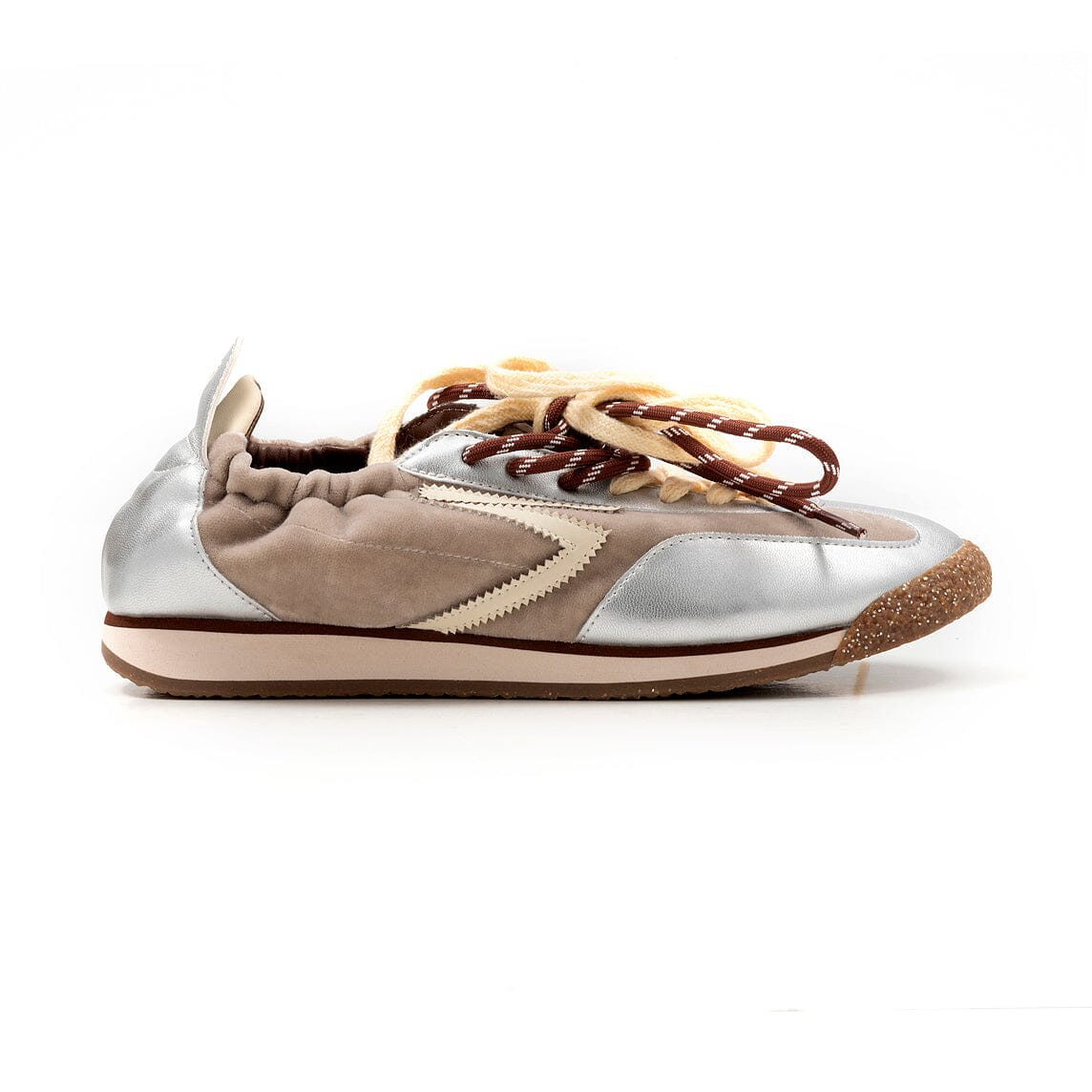PURAAI - Sneakers Panther - 602P- 048 - Beige/Argento Scarpe Donna PURAAI - Collezione Donna 