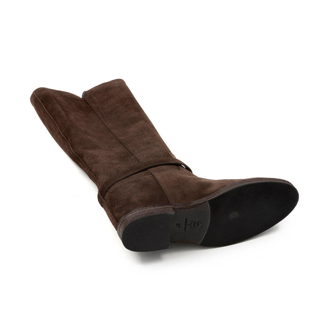 VIA ROMA 15 - Stivali 4732 - Velour testa di Moro