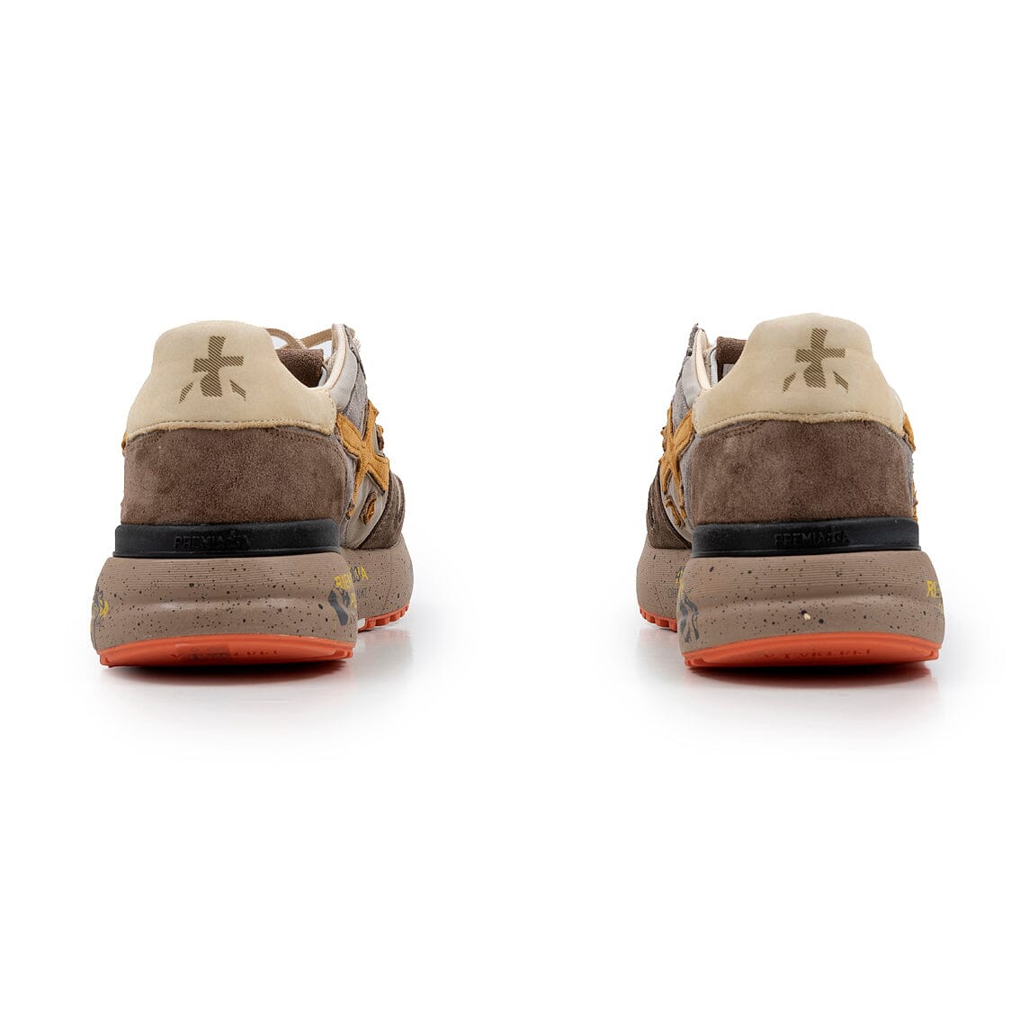 PREMIATA - Sneakers - MICK 7866 - Beige Arancio Scarpe Uomo Premiata - Collezione Uomo 