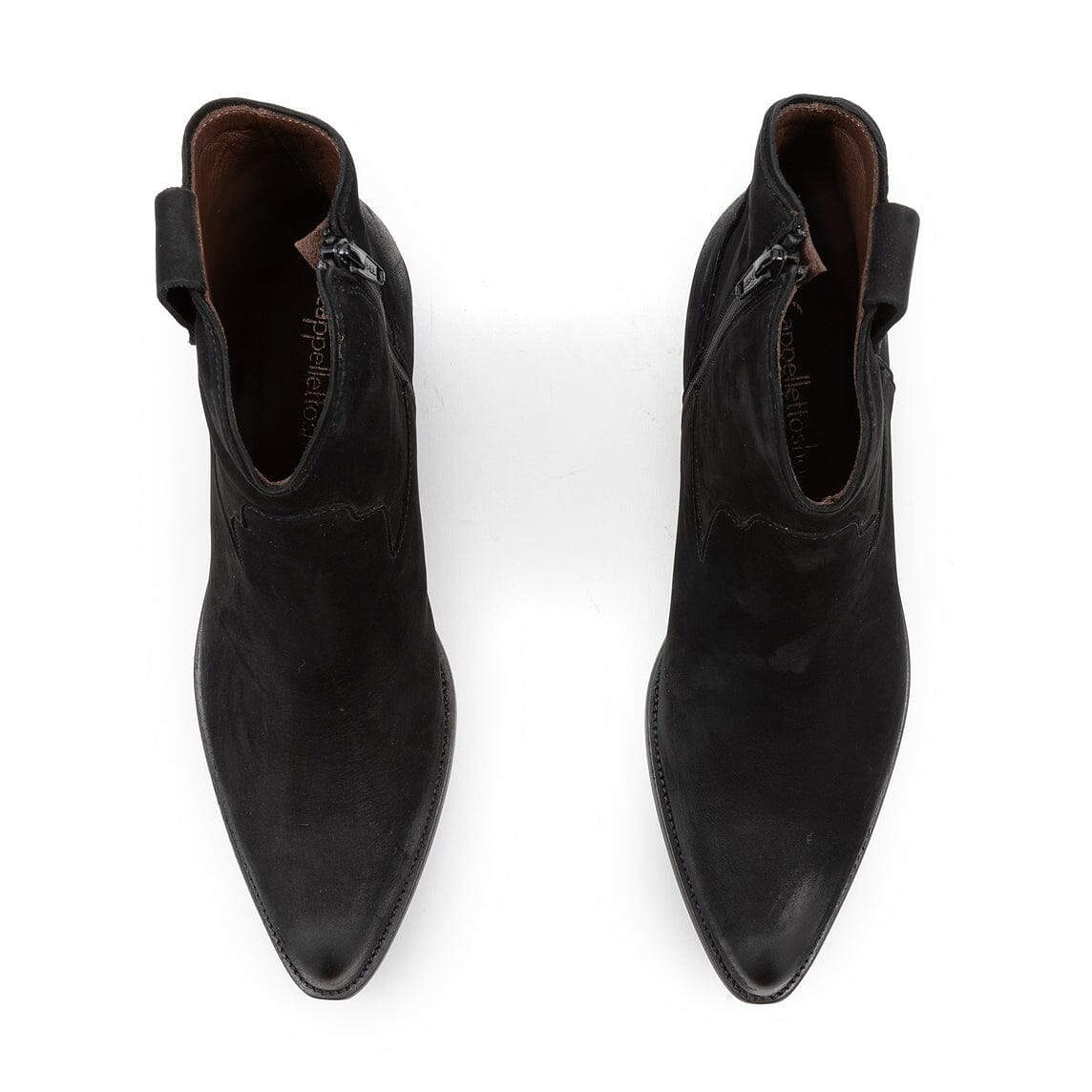CAPPELLETTOSHOP ESSENTIAL - Stivaletto Texano - 9515 Wash nero Scarpe Donna CAPPELLETTO 1948 