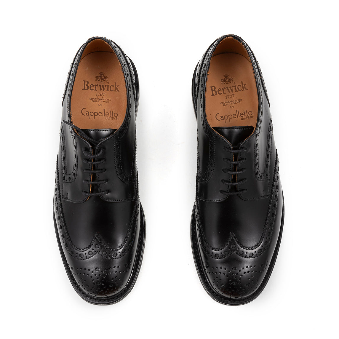 BERWICK 1707 - Derby Duilio - 5544 - Rois nero Scarpe Uomo Berwick 1707 