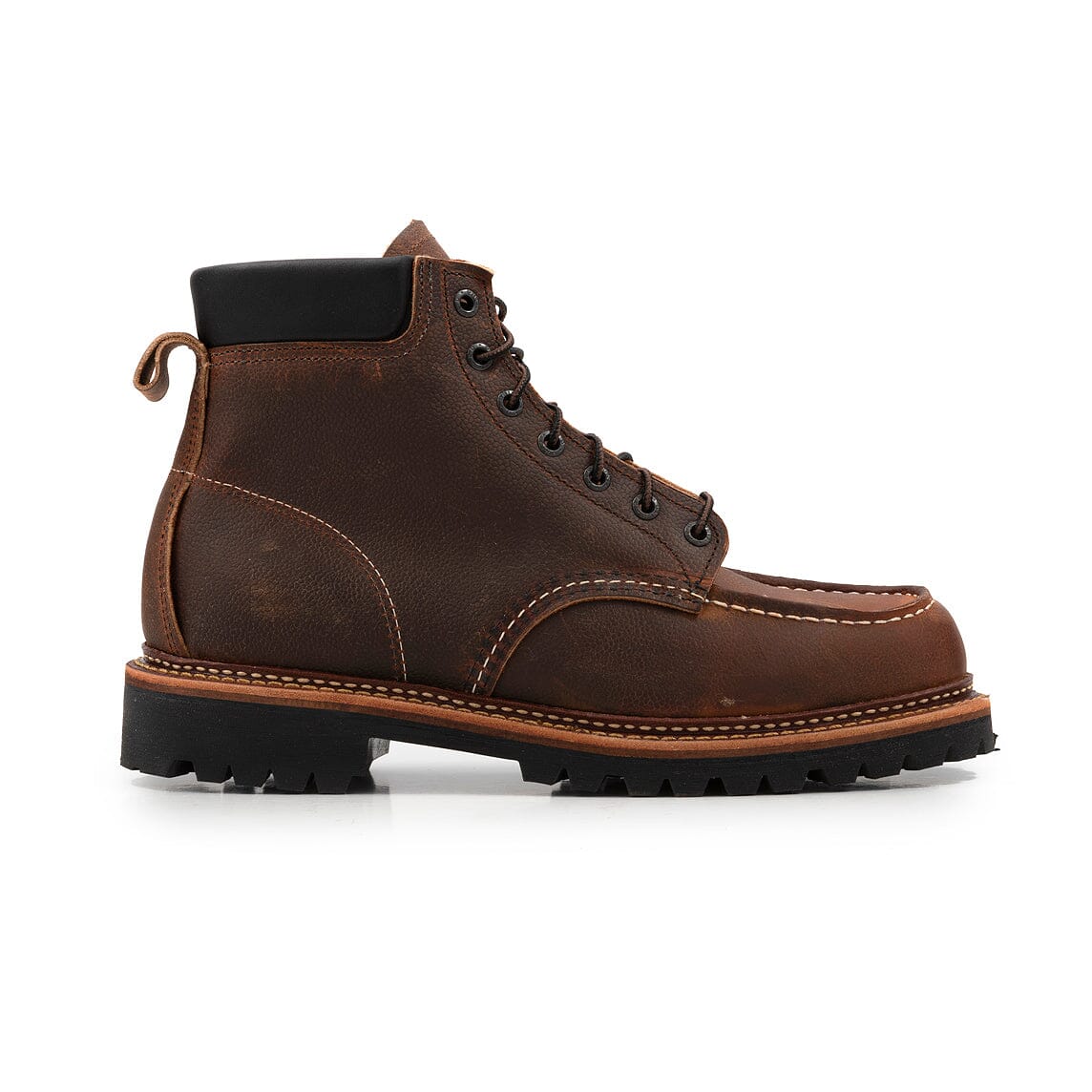RED WING SHOES - Polacco - Moc Toe 8213 - Norway Copper Rought Scarpe Uomo Red Wing Shoes 