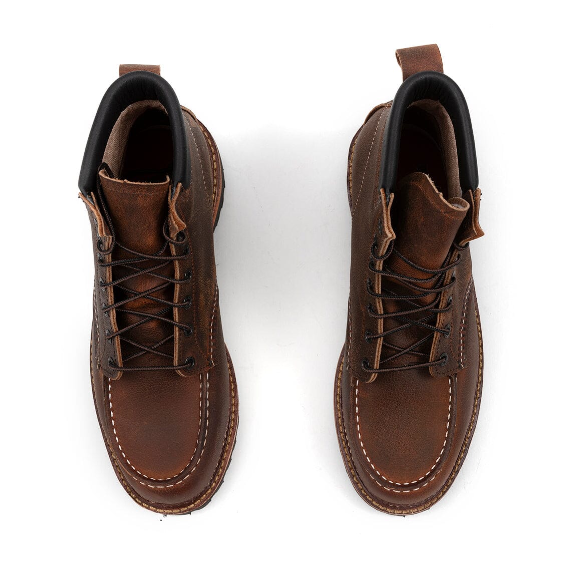 RED WING SHOES - Polacco - Moc Toe 8213 - Norway Copper Rought Scarpe Uomo Red Wing Shoes 