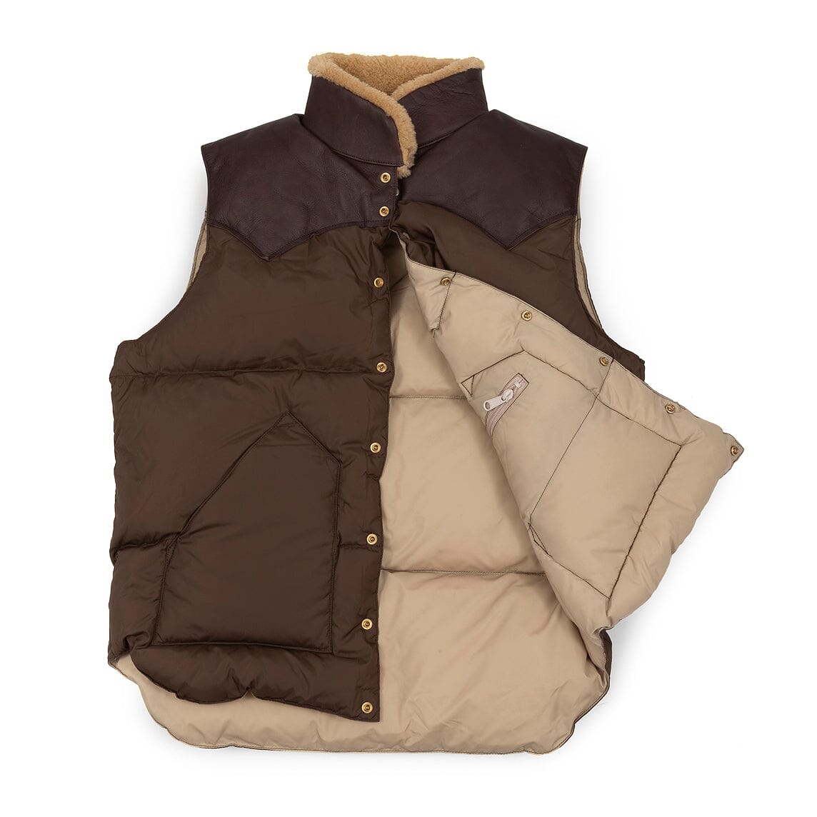 ROCKY MOUNTAIN - CHRISTY VEST - Dark Brown Abbigliamento Uomo ROCKY MOUNTAIN 