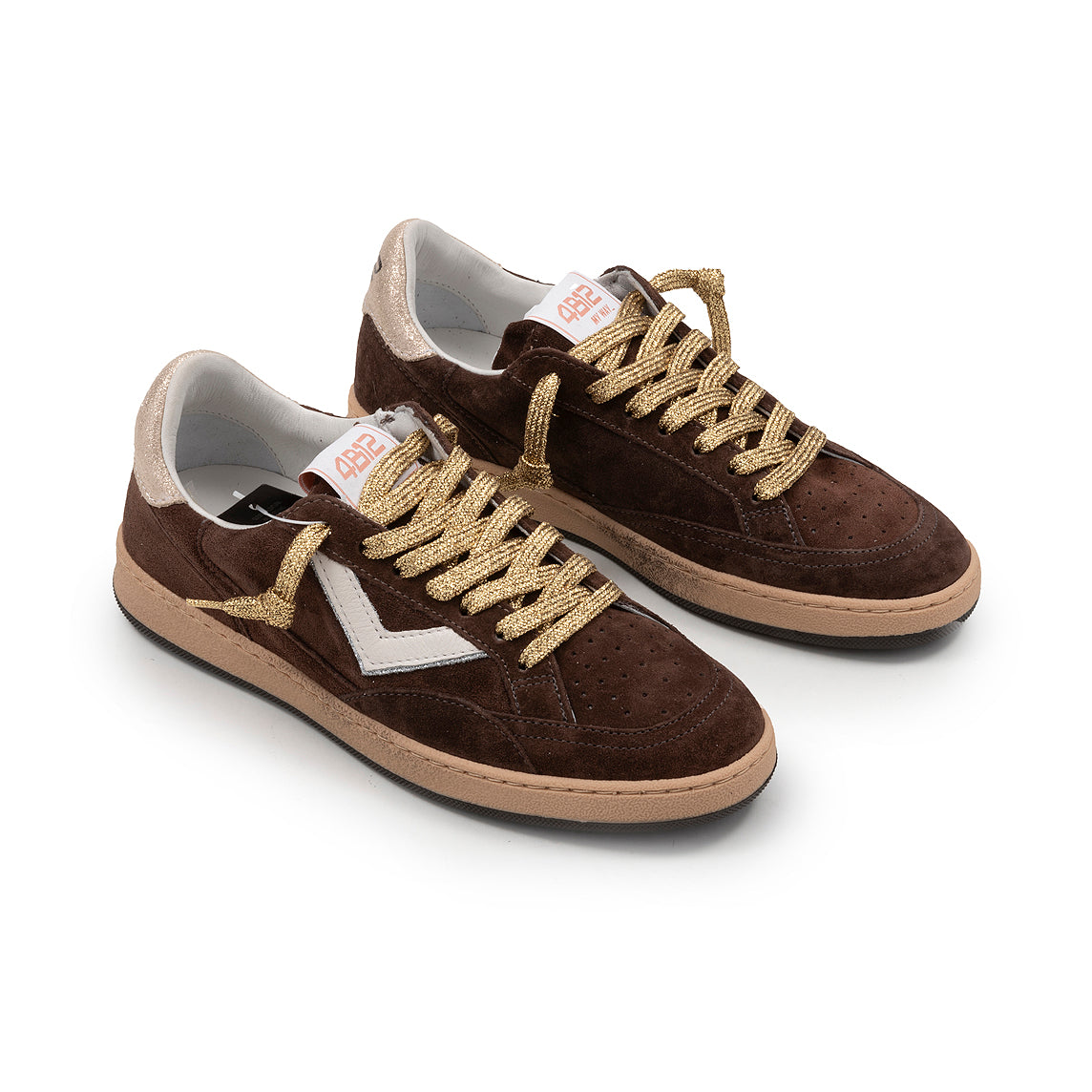 4B12  - Sneakers -  Playnew D231 - Coffee