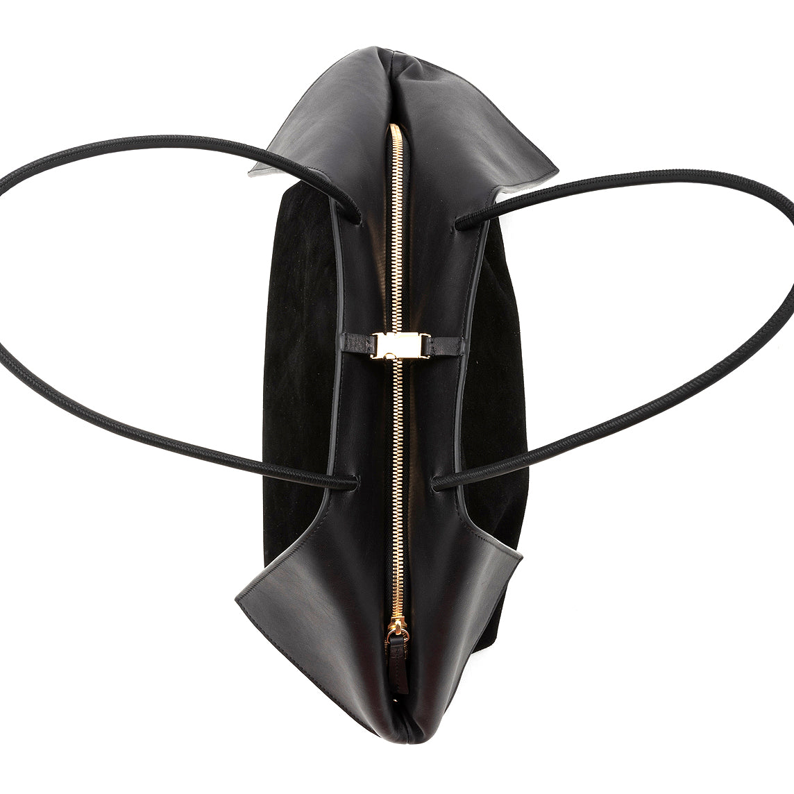 MINOBOSSI - Borsa a spalla - Valery - Camoscio/Pelle Nero