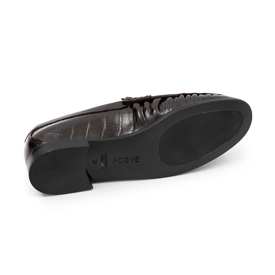 POEVE - Mocassino Milla - DO27 - Pelle cocco marrone