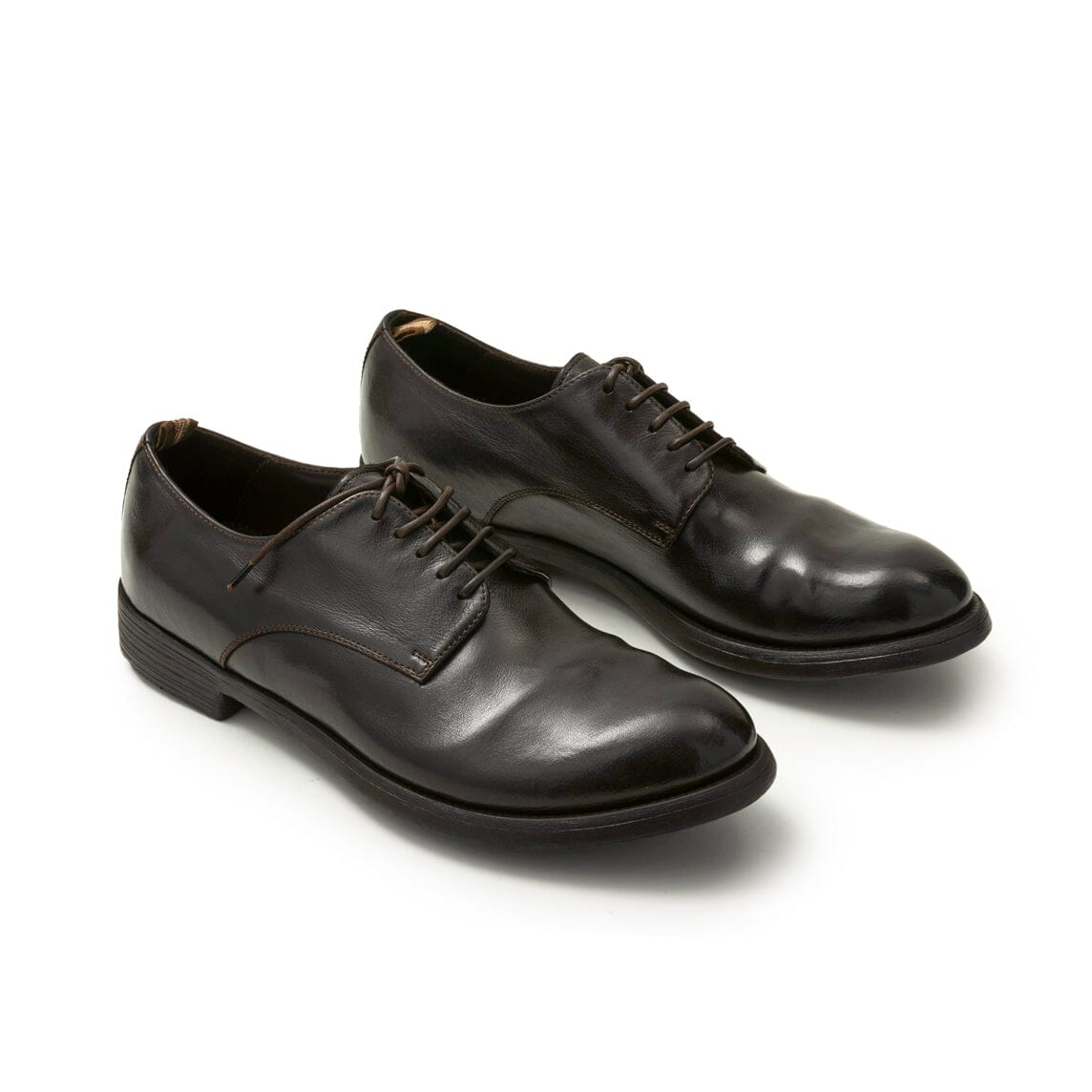 OFFICINE CREATIVE - Derby Hive 008 SD215 - Ebano Scarpe Uomo OFFICINE CREATIVE - Collezione Uomo 