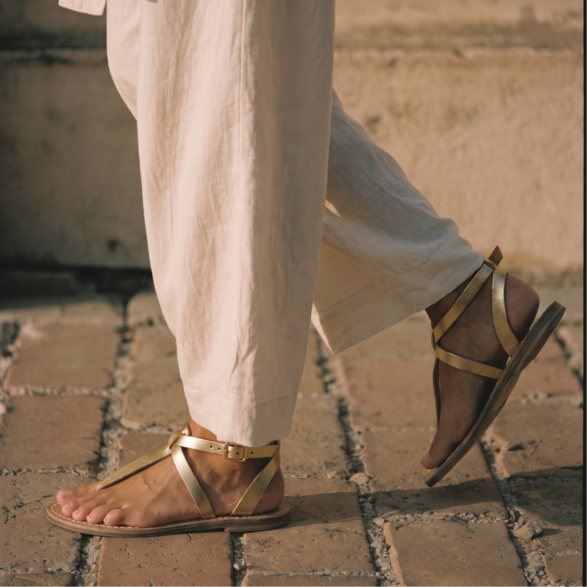 SACHET - Sandali infradito Elisa - 582 - Oro Scarpe Donna SACHET - Calzature 