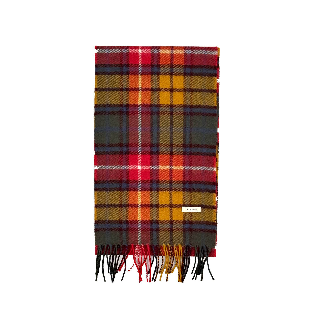 IN THE BOX - Sciarpa tartan - Arancione
