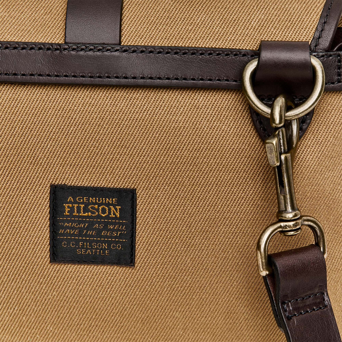 FILSON  - BORSA FWBAG0001 SADDLER - TAN