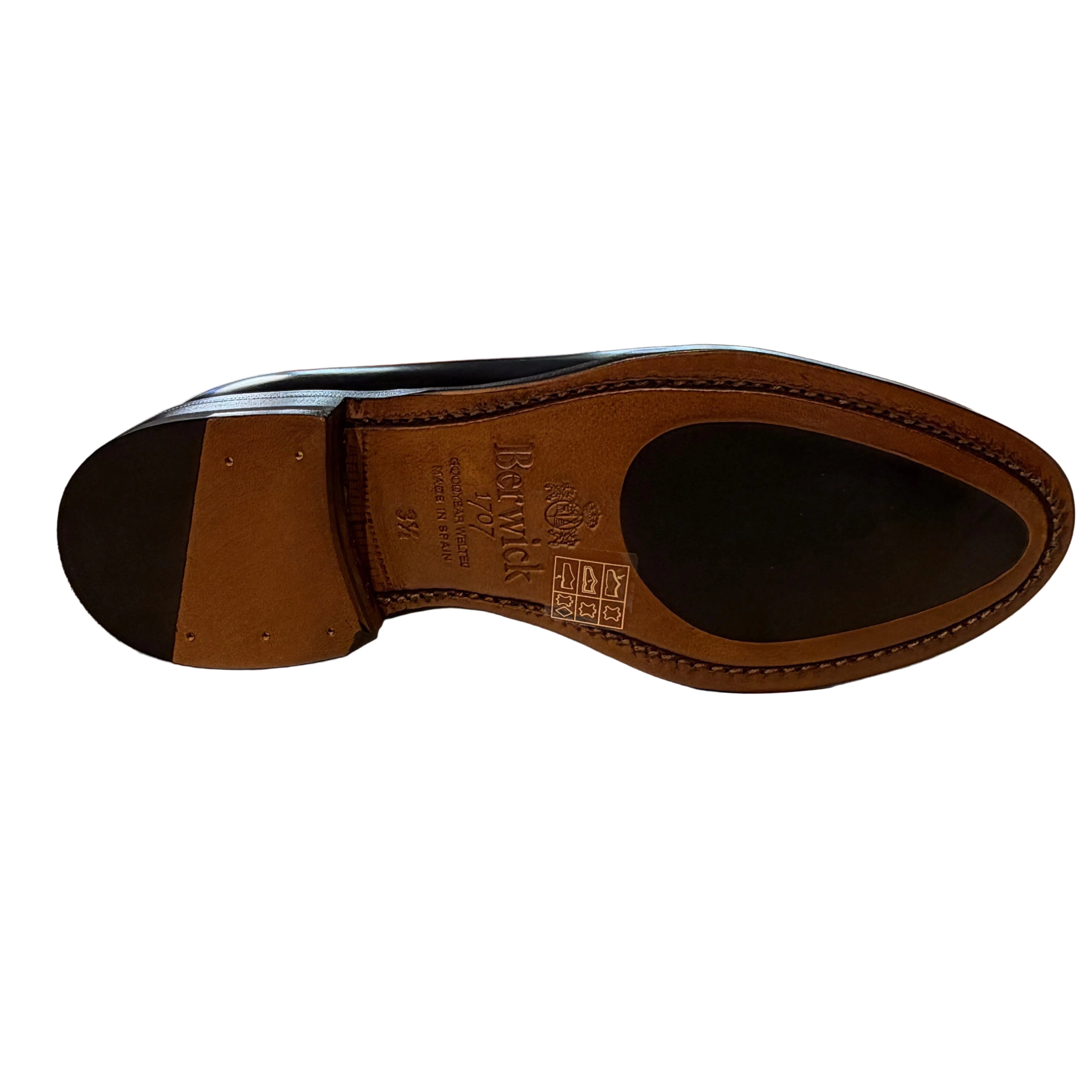 BERWICK 1707 - Mocassino Donna 193 - Pelle Nero