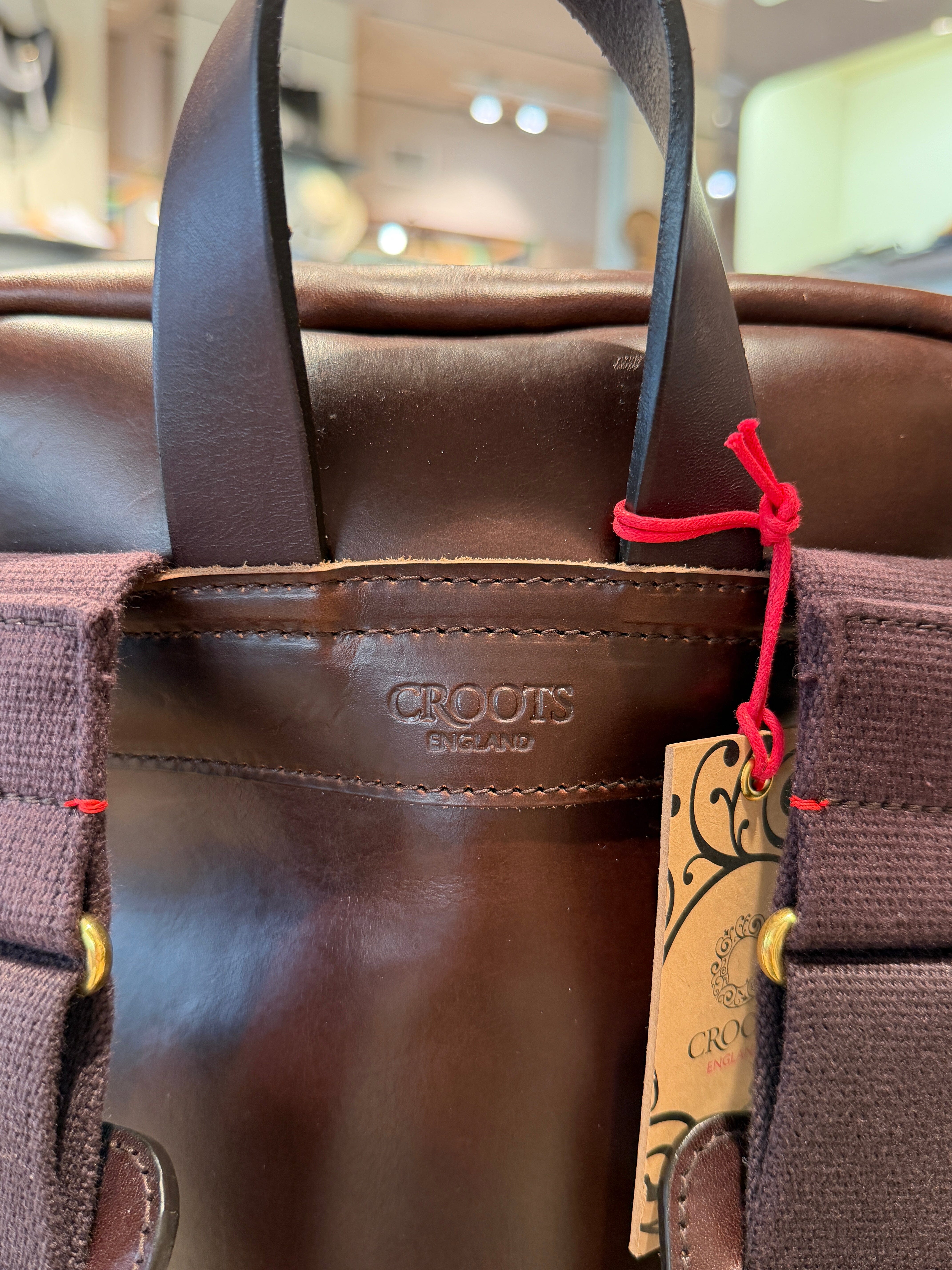 CROOTS ENGLAND - ZAINO S2 - HORWEEN DARK BROWN Borse CROOTS ENGLAND 