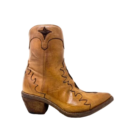 FAUZIAN JEUNESSE - EW - Texano ANKLE BOOT STELLA - Vecchio Sughero