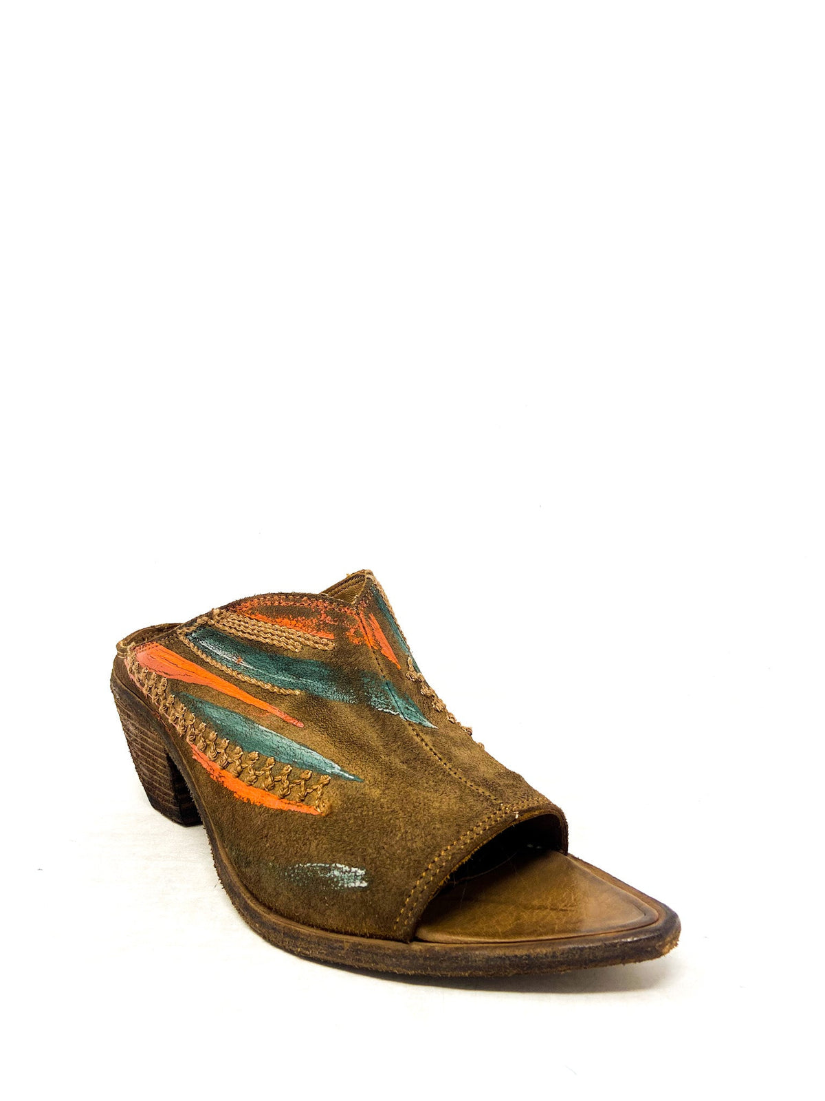 FAUZIAN JEUNESSE - EW - SABOT MAUI - Cuoio