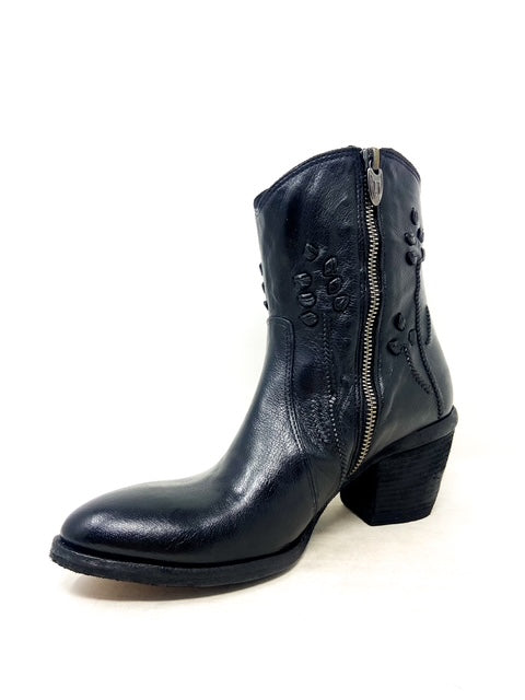 FAUZIAN JEUNESSE - EW - Texano ANKLE BOOT LILLY - Nero