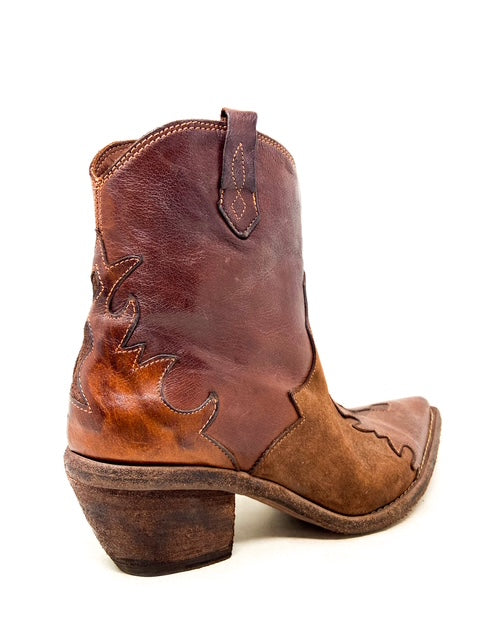 FAUZIAN JEUNESSE - EW - Texano ANKLE BOOT AUSTIN - Cocco