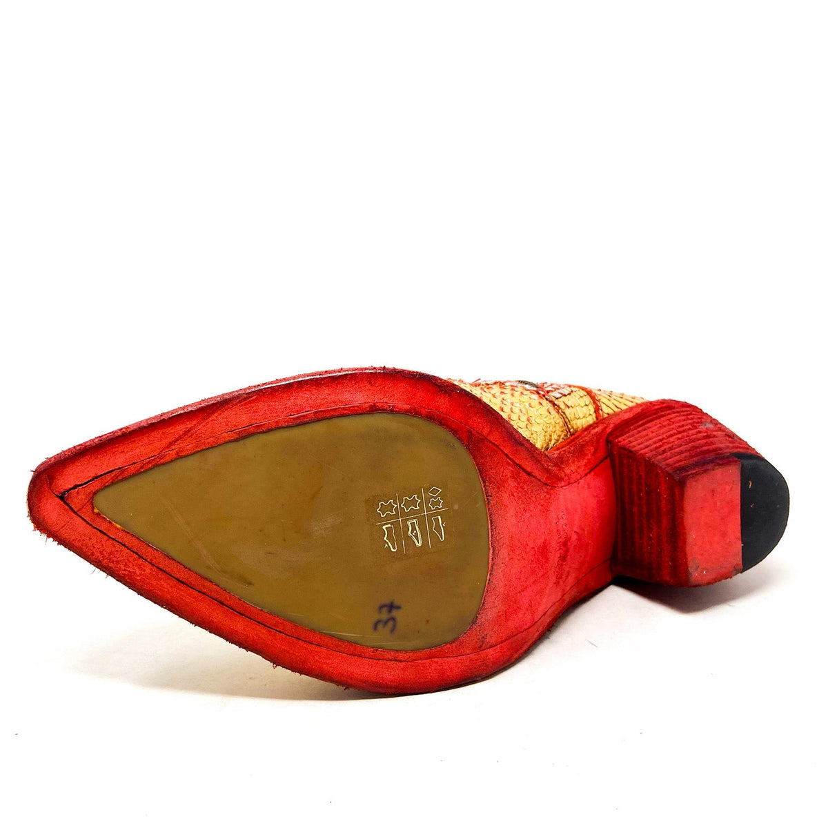FAUZIAN JEUNESSE - EW - Texano DENVER Pitone oro rosso