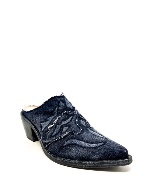 FAUZIAN JEUNESSE - EW - SABOT KANSAS - Denim nero