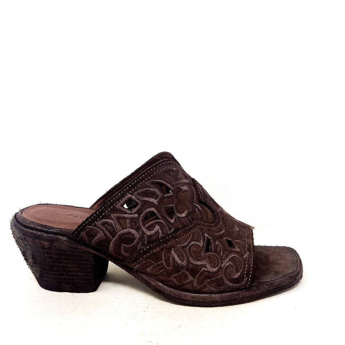 FAUZIAN JEUNESSE - EW - Sandali con tacco - SANDAL LINDA - Ebano