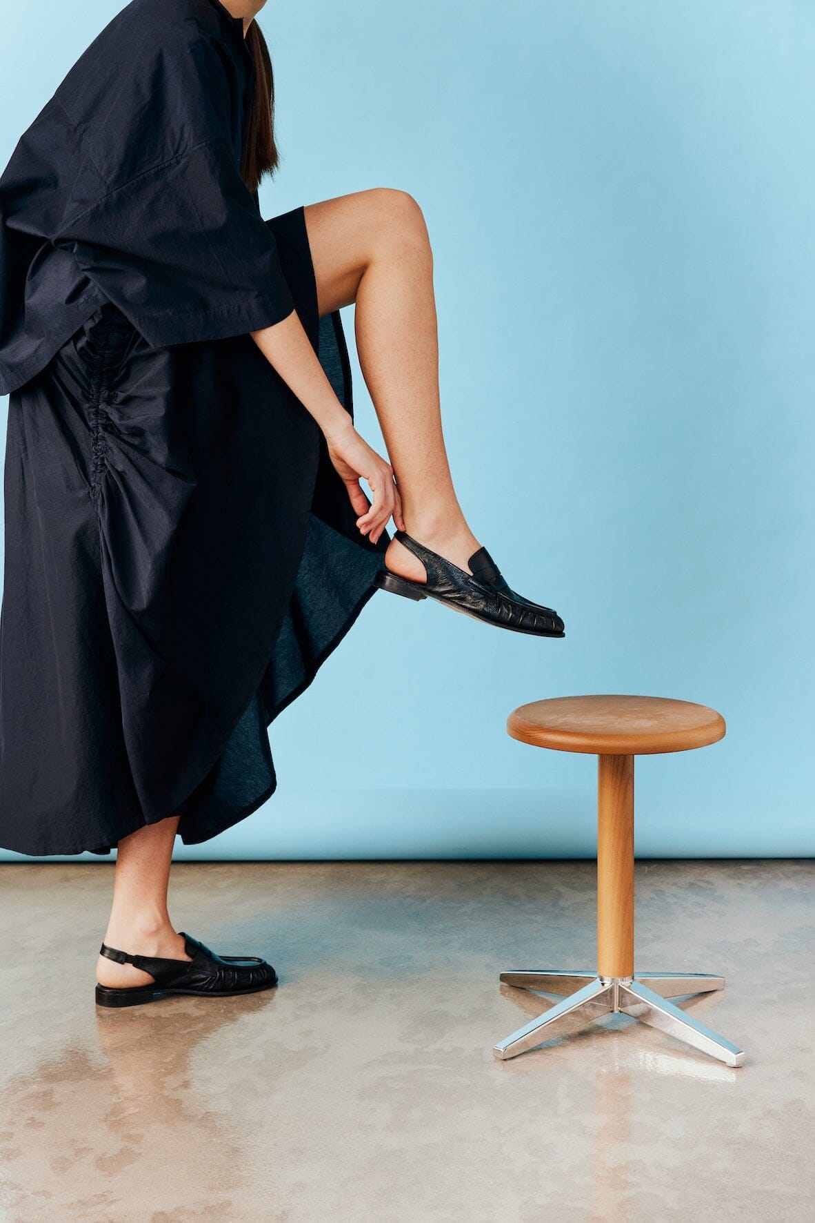 OFFICINE CREATIVE - Mocassino Sling Back - SOLITUDE - Nero Scarpe Donna OFFICINE CREATIVE - Collezione Donna 