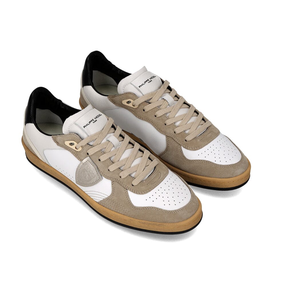 PHILIPPE MODEL - Sneakers - PGLU VD05 - Bianco Nero Scarpe Uomo Philippe Model Paris 