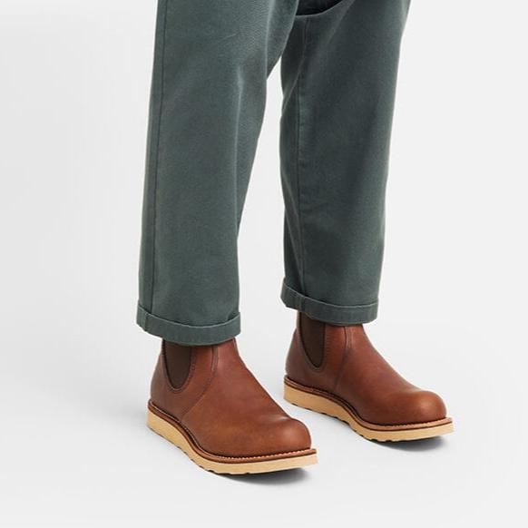 RED WING SHOES - Polacco Chelsea 3190 - Amber Scarpe Uomo Red Wing Shoes 