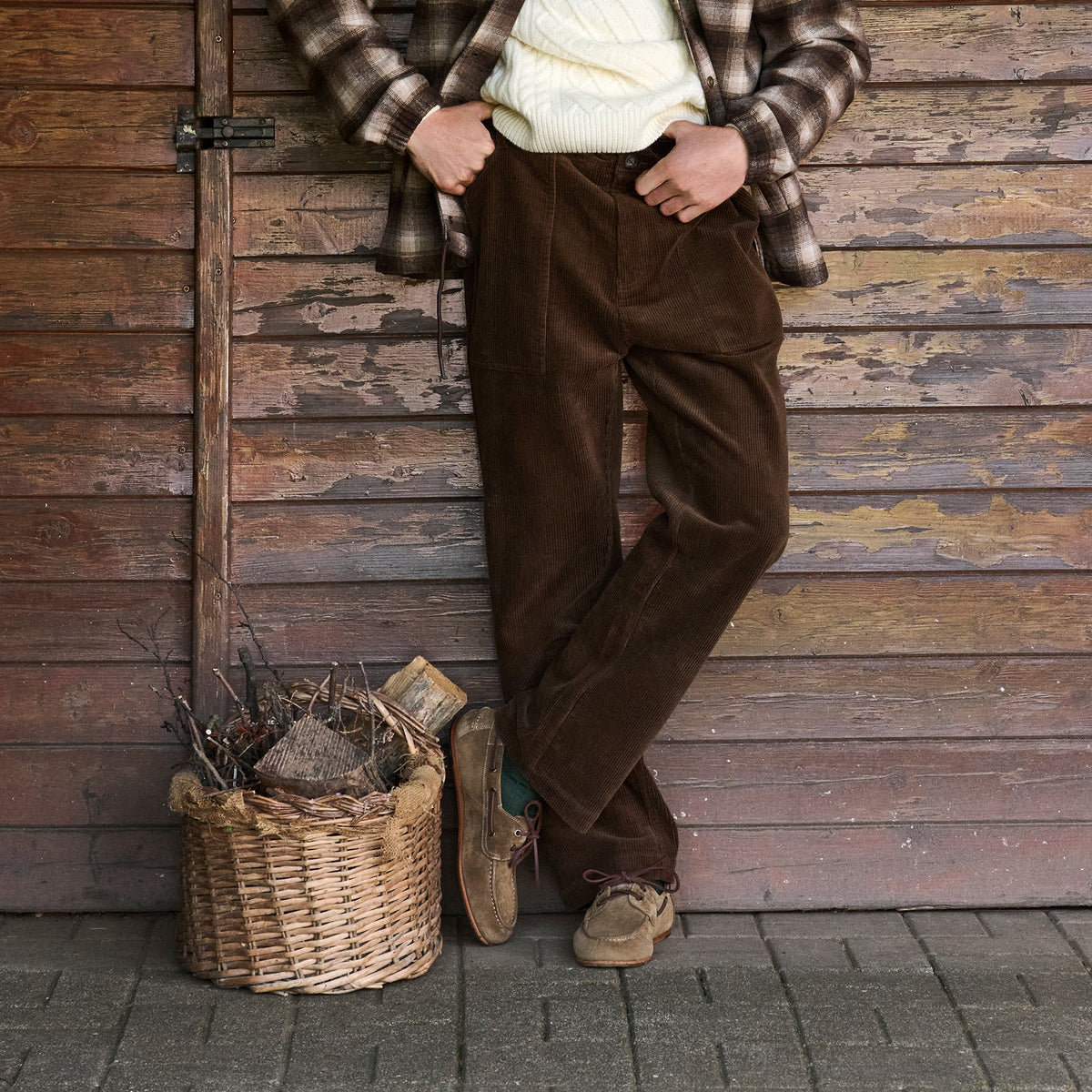 SEBAGO - 71141GW_03Y - Pantalone Velluto - Brown Moro Abbigliamento Uomo SEBAGO 