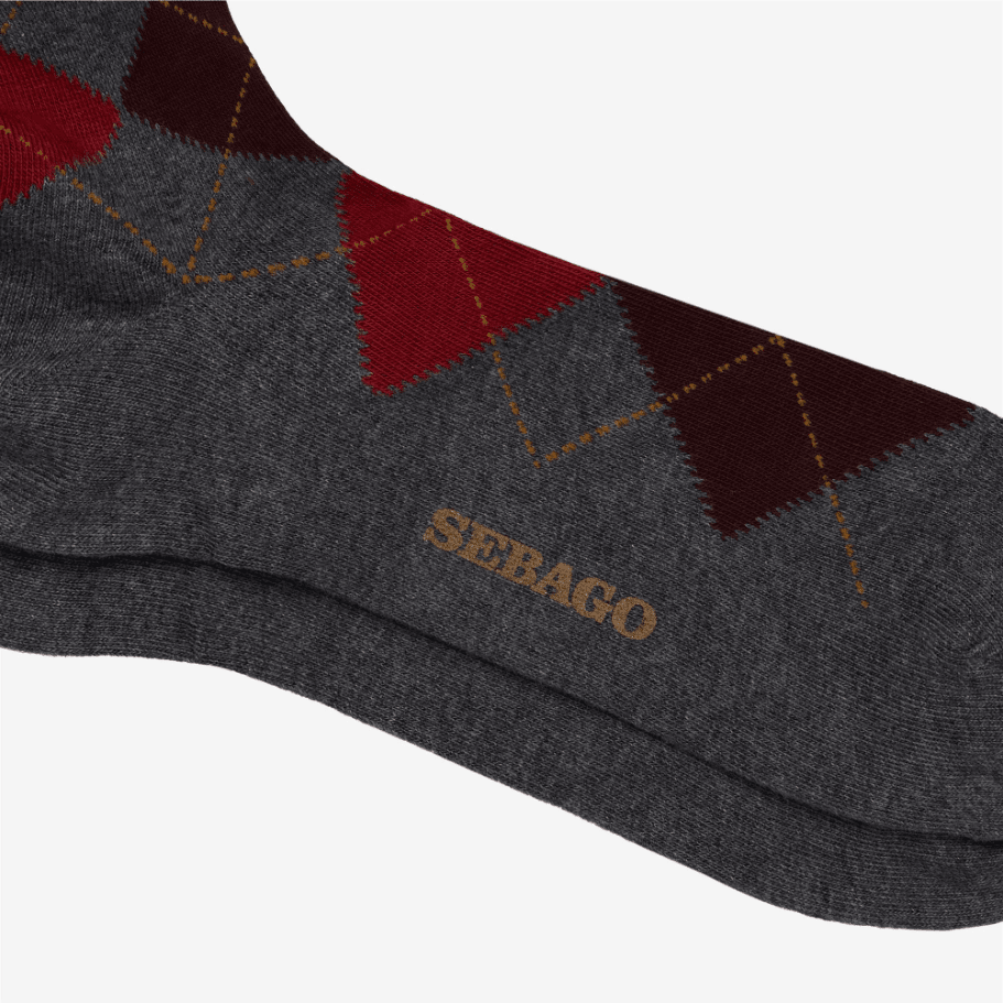 SEBAGO - Calzino - 73128IW_A0A - Grey-Bordeaux-Red-Orange Accessori Uomo SEBAGO - Collezione Uomo 