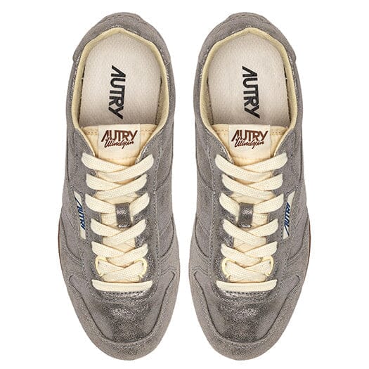 AUTRY - WSLW OY01 - Sneakers WINDSPIN - Laminato Argento Scarpe Donna AUTRY - Collezione donna 