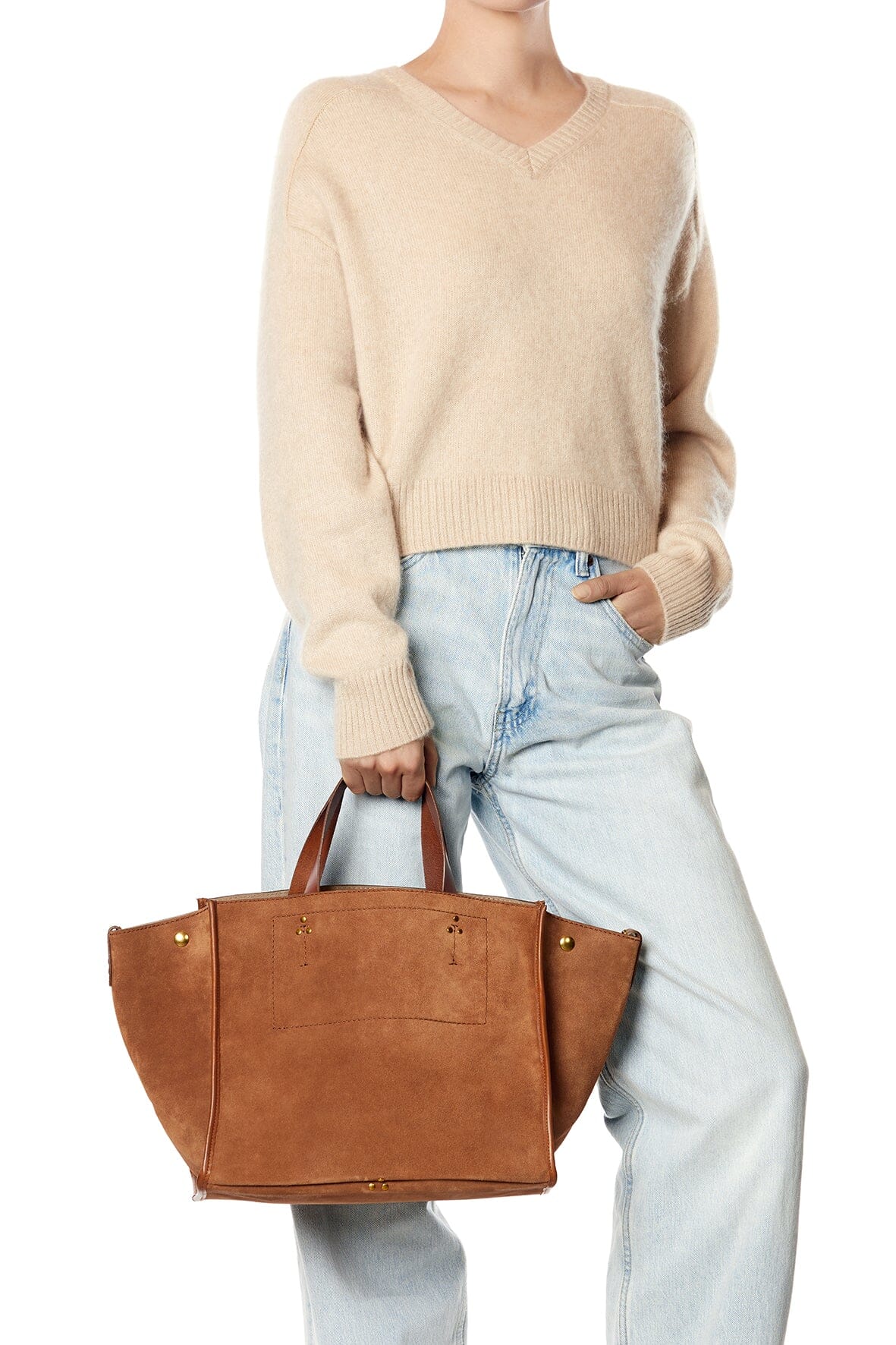 JEROME DREYFUSS - Shopping - Leon M - Velour Caramel Borse Jerome Dreyfuss 