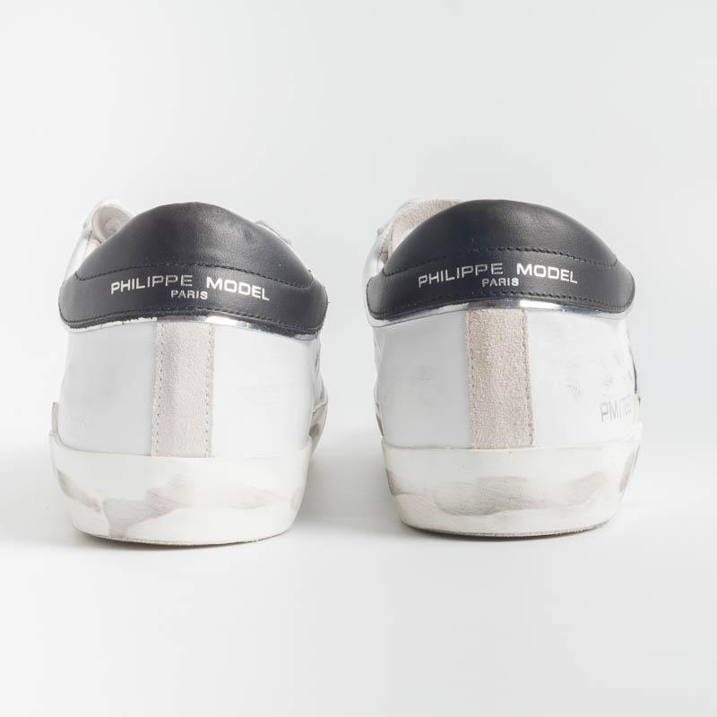 PHILIPPE MODEL - PRLU V016 - ParisX - Bianco Nero Scarpe Uomo Philippe Model Paris 
