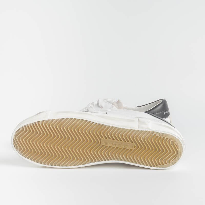 PHILIPPE MODEL - PRLU V016 - ParisX - Bianco Nero Scarpe Uomo Philippe Model Paris 