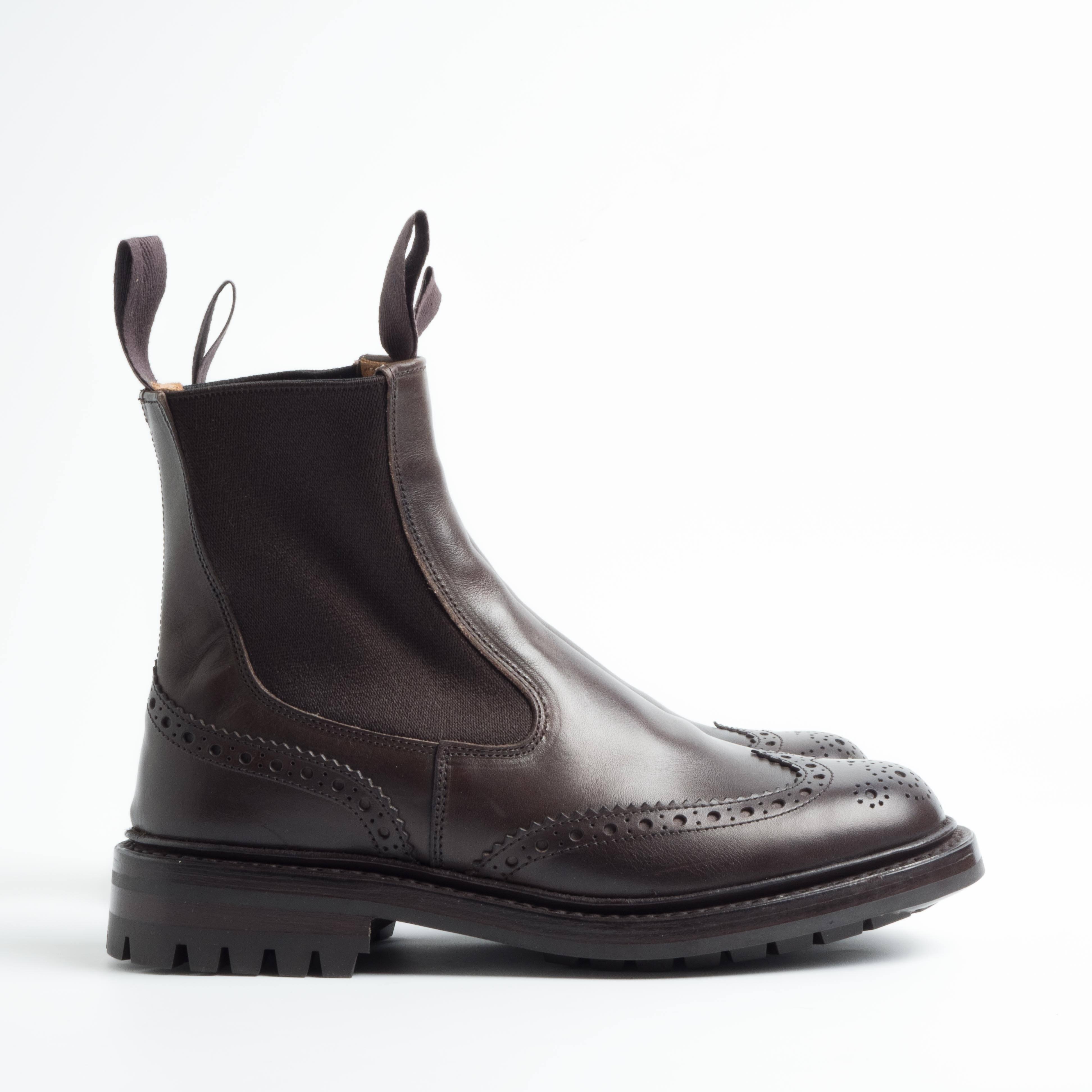 TRICKER'S - 2754 - Silvia Elastic Sides Boots - Espresso Burnished Scarpe Donna Tricker's 