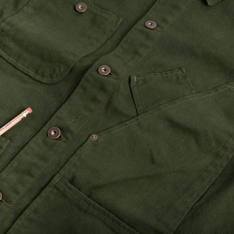 TELLASON - Coverall Jacket - Dyed Green Abbigliamento Uomo TELLASON - Collezione Uomo 