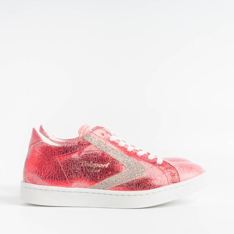 VALSPORT - Sneakers Tournament - Crack Rosso Glitterino Bordeau Scarpe Donna VALSPORT 1920 