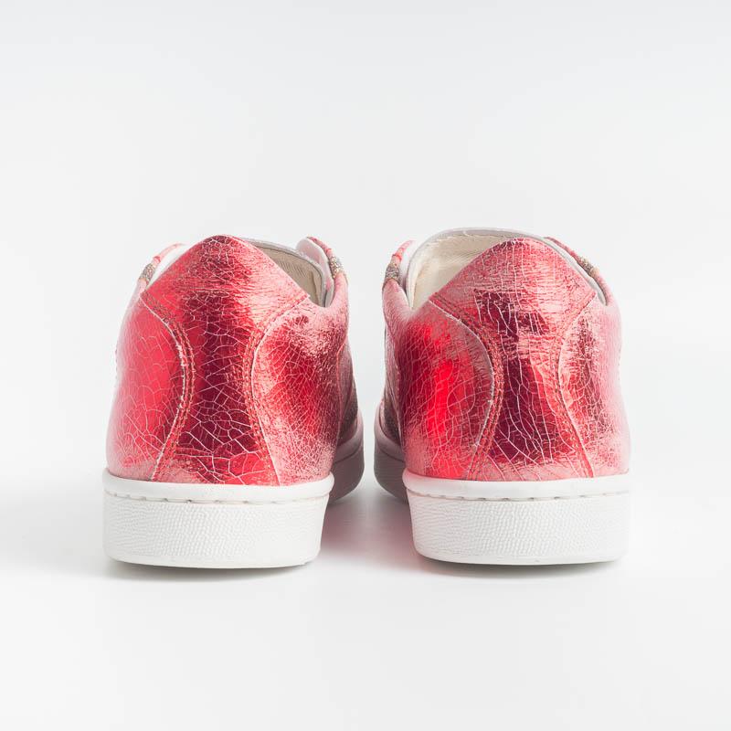 VALSPORT - Sneakers Tournament - Crack Rosso Glitterino Bordeau Scarpe Donna VALSPORT 1920 