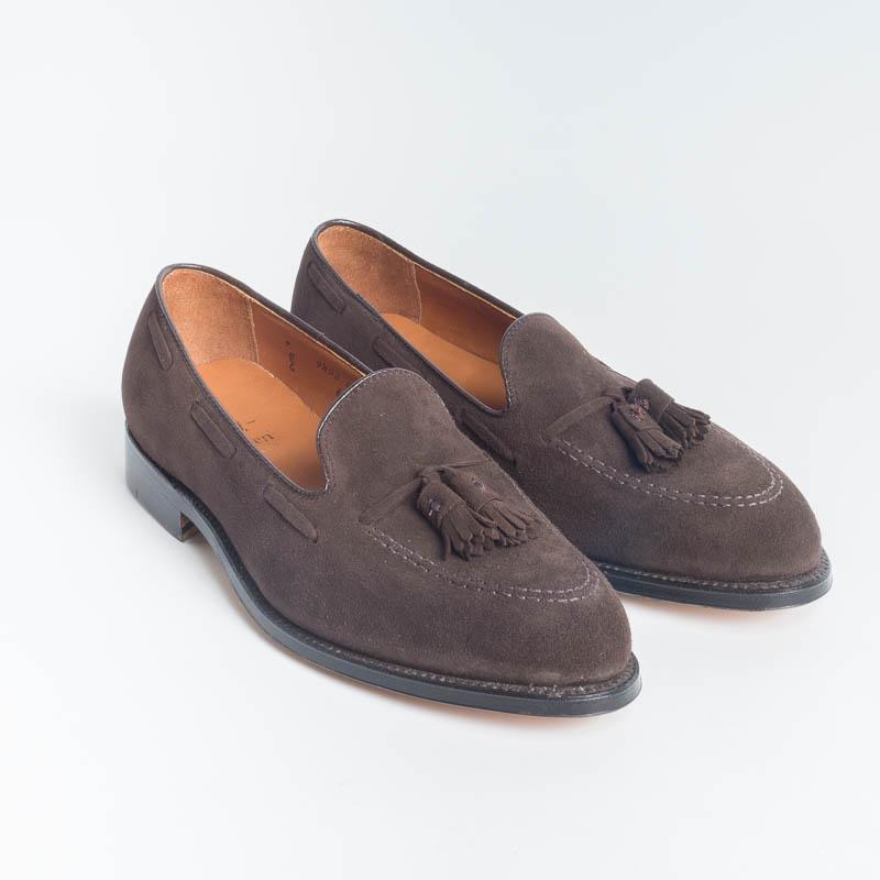 ALDEN - 666 - Mocassino -Tassel Loafer - Testa di moro scamosciato - Chiama per acquistare Scarpe Uomo Alden 