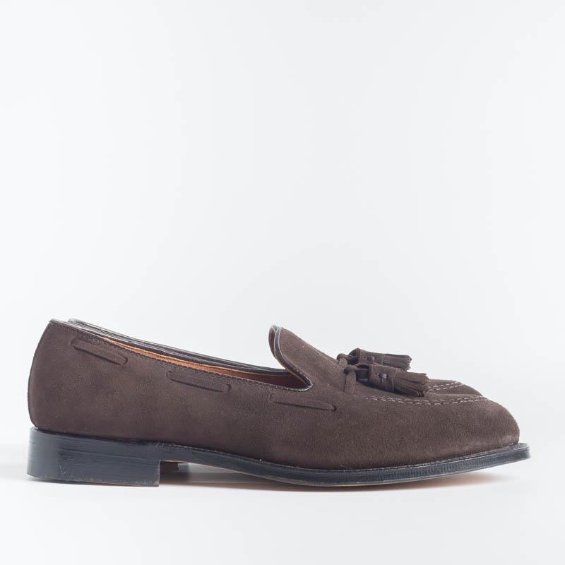 ALDEN - 666 - Mocassino -Tassel Loafer - Testa di moro scamosciato - Chiama per acquistare Scarpe Uomo Alden 
