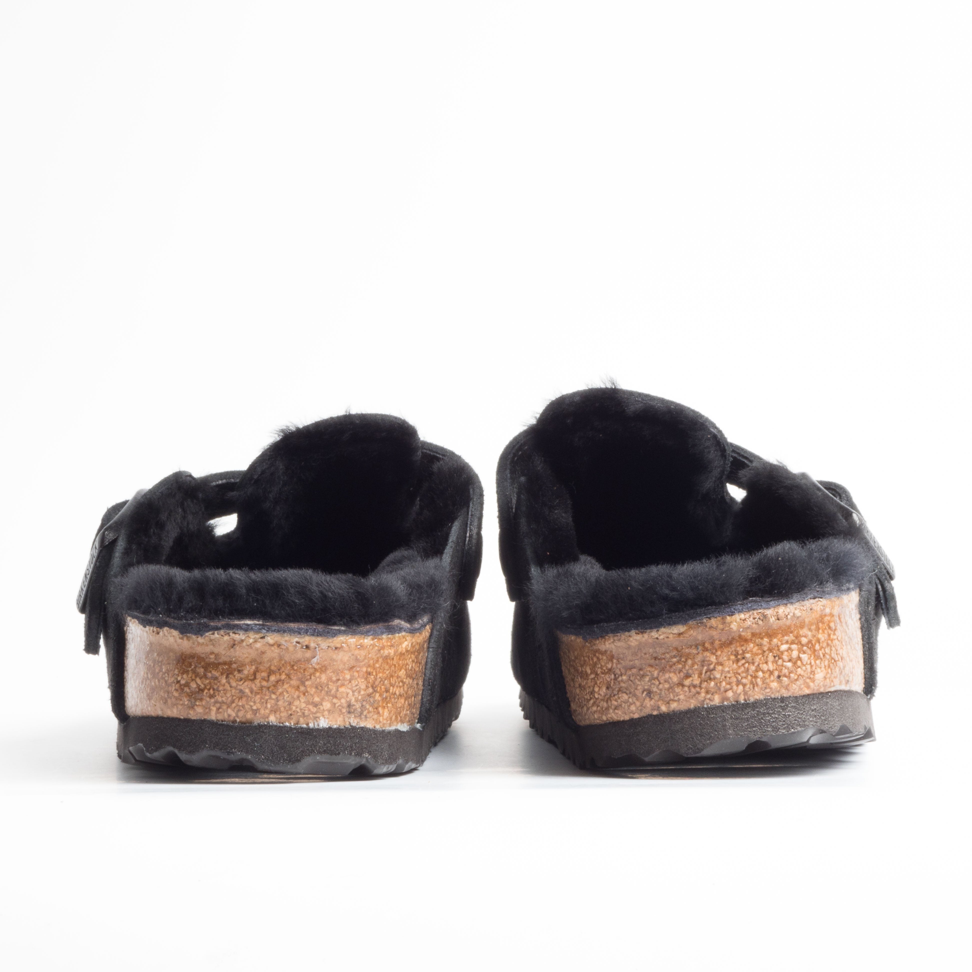BIRKENSTOCK  - 259883 - BOSTON FUR - Black Scarpe Donna BIRKENSTOCK 