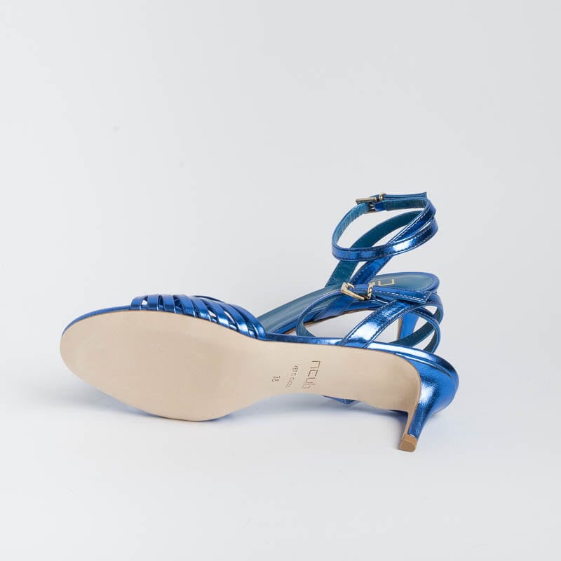 NCUB - Sandalo - Luna 21 - Laminato Bluette Scarpe Donna NCUB 