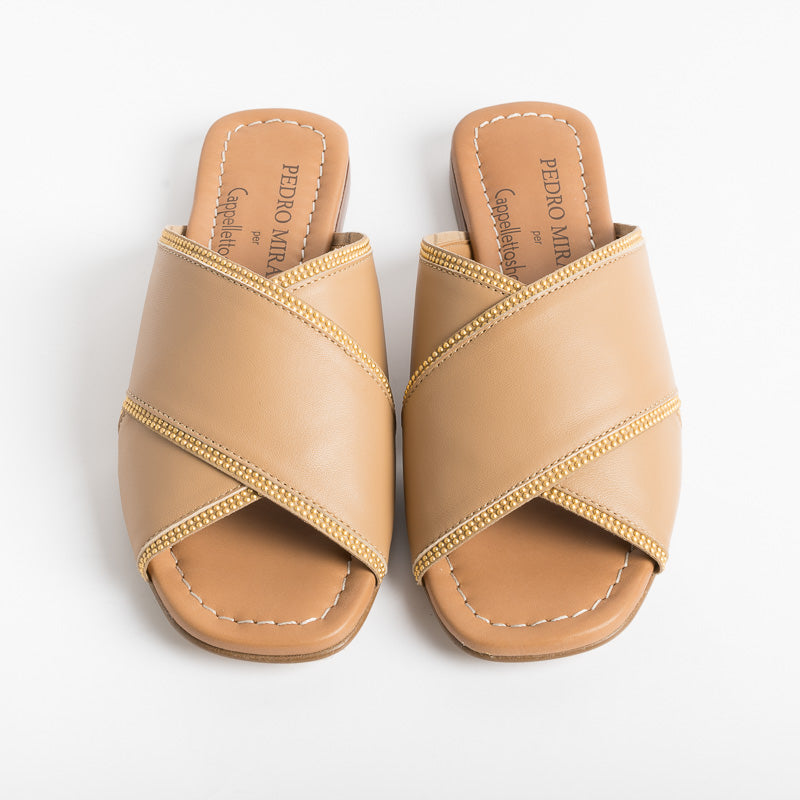 PEDRO MIRALLES - Mules - 18051 - Camel Scarpe Donna Pedro Miralles 