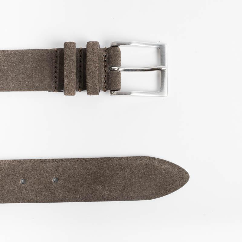 CAPPELLETTOSHOP - Cintura - Camoscio Alaska - Testa di Moro Accessori Uomo CAPPELLETTO 1948 - Collezione Uomo 