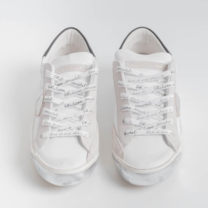 PHILIPPE MODEL - PRLD MA02 - ParisX - Bianco Nero Scarpe Donna Philippe Model Paris 